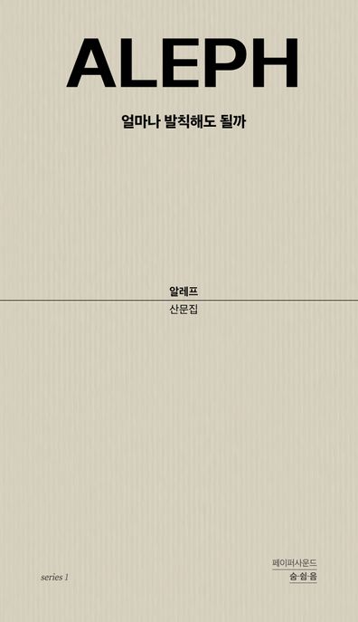 얼마나 발칙해도 될까: 알레프 산문집