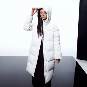 [디스커버리 익스페디션] 여성 레스터G 구스다운 롱패딩 (CREAM)