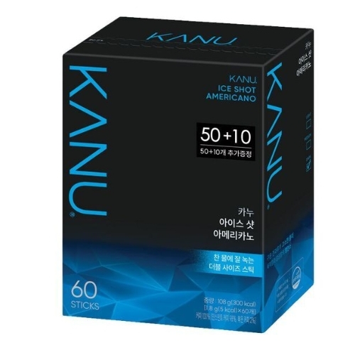 동서식품 카누 아이스샷 아메리카노 1.8g, 60개입, 1개