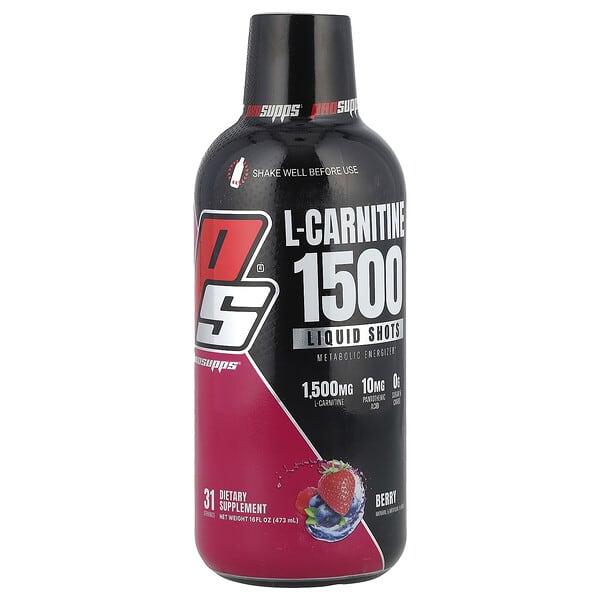 프로섭스 <b>L</b> <b>카르니틴 1500</b> 액상 샷 <b>베리</b>맛 473ml (16 fl oz)