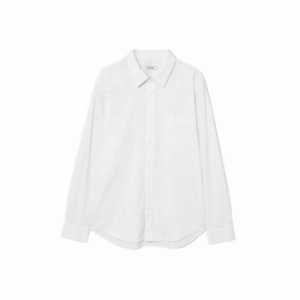 에잇세컨즈 스트라이프 릴렉스핏 셔츠