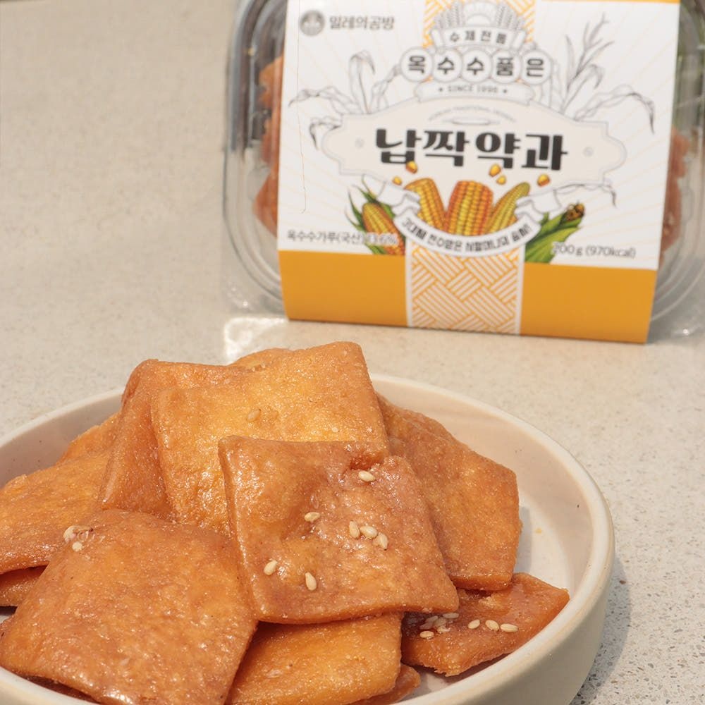 밀레의공방 옥수수 품은 납짝약과 페스츄리