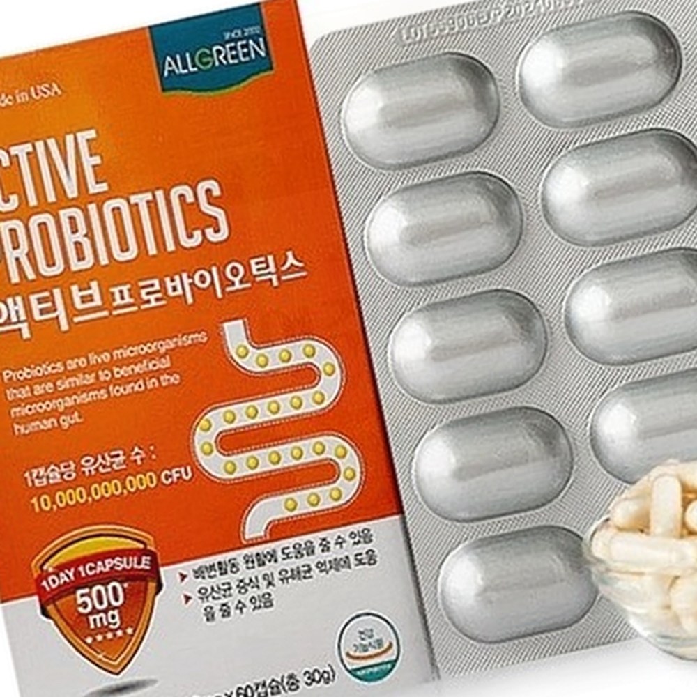 리은장 건강 유산균 100억 보장 프로 바이오틱스 배변 활동 1개 1정