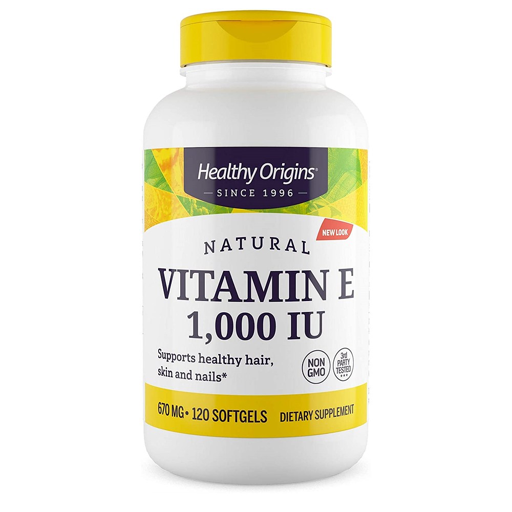 Healthy Origins Vitamin E 1000 IU 헬시 오리진 비타민 E 1000 IU 120정 1개
