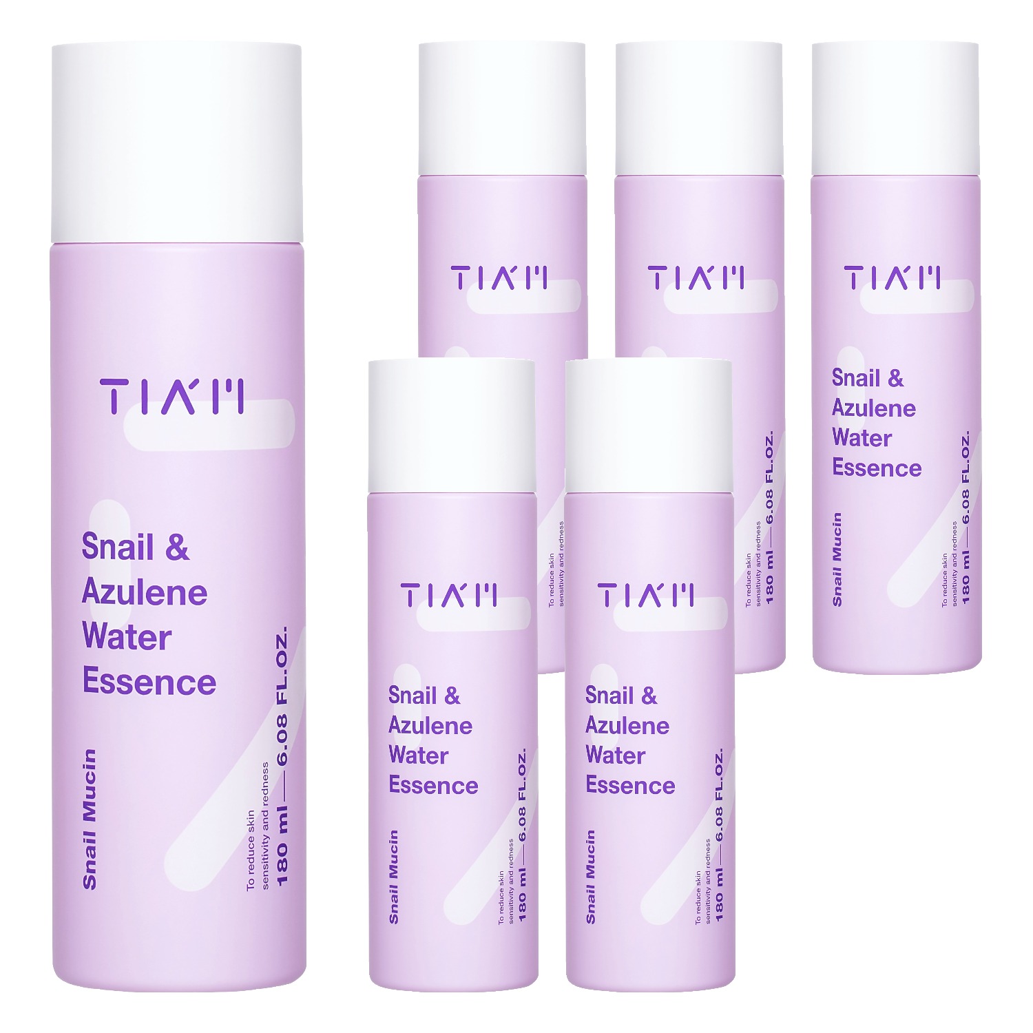 티암 스네일 앤 아줄렌 워터 에센스  180ml  6개
