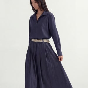 [아쿠드] Glossy Set-Up Two-Piece _Denim ACK31-1001-047
