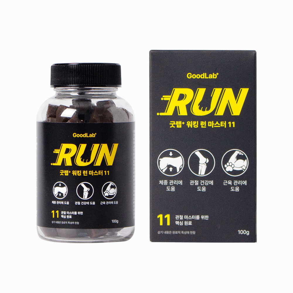 펫펫펫 굿랩 워킹 런 마스터 11 관절건강, 100g, 1개