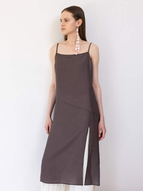 [루에브르] Layered Sheer Slip Dress SW5MO215-94 SW5MO2150_94