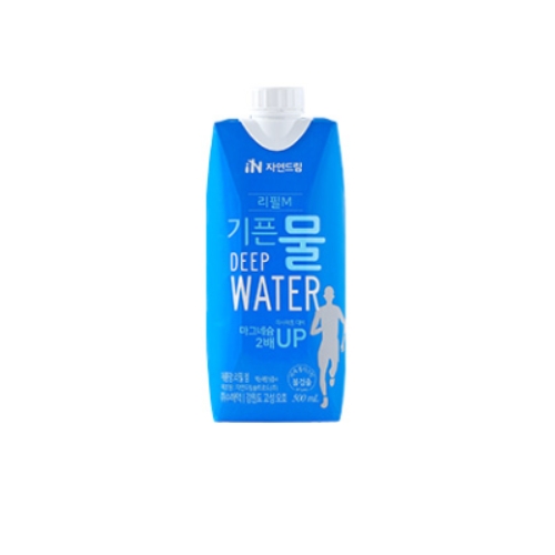 IN<b>자연드림</b> 리필엠 기픈물 500ml, 15개