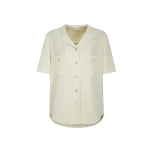 [JJ지고트] 루즈핏 세일러 칼라 블라우스 (LIGHT YELLOW) GS5A0BLJ72