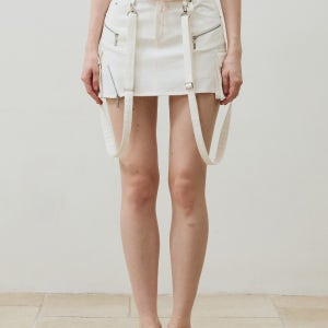 [아리] BELLA MINI SKIRT PANTS / WHITE