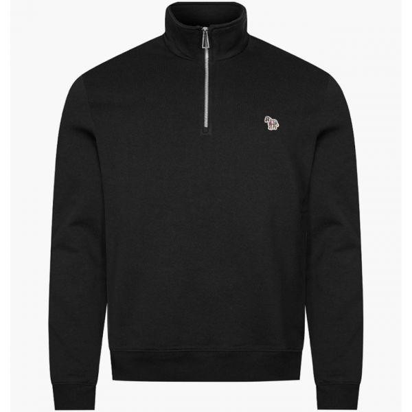 폴스미스 PAUL SMITH 25FW MENS LS REG FIT HALF ZIP TOP ZEBRA M2R 168T KZEBRA 79) 지브라 패치 집넥 맨투맨)