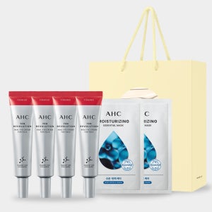 AHC AHC 텐레볼루션 아이크림 포페이스 35ml 4개 +(증정)에센셜마스크팩2매+쇼핑백(버터)