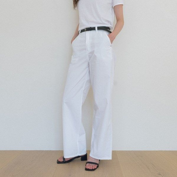 텐바이텐 Relaxed Cotton Pants - Ivory