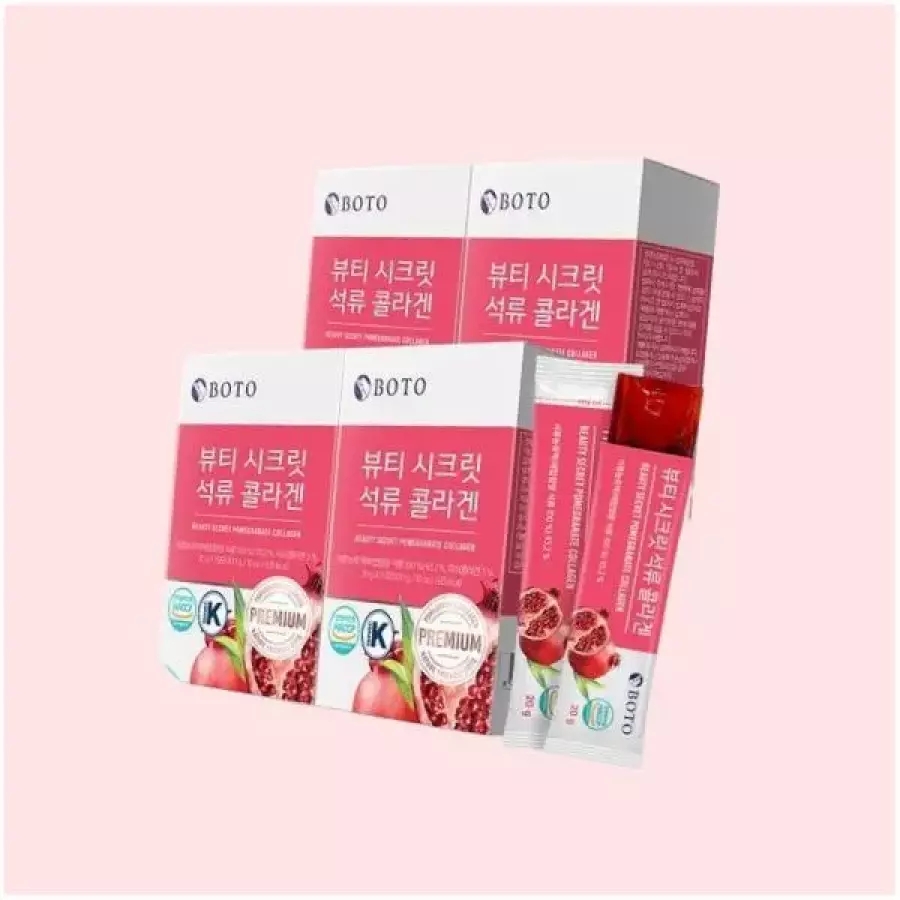 보뚜 <b>뷰티시크릿 석류 콜라겐</b> 젤리스틱 15포 x 4박스 4668709