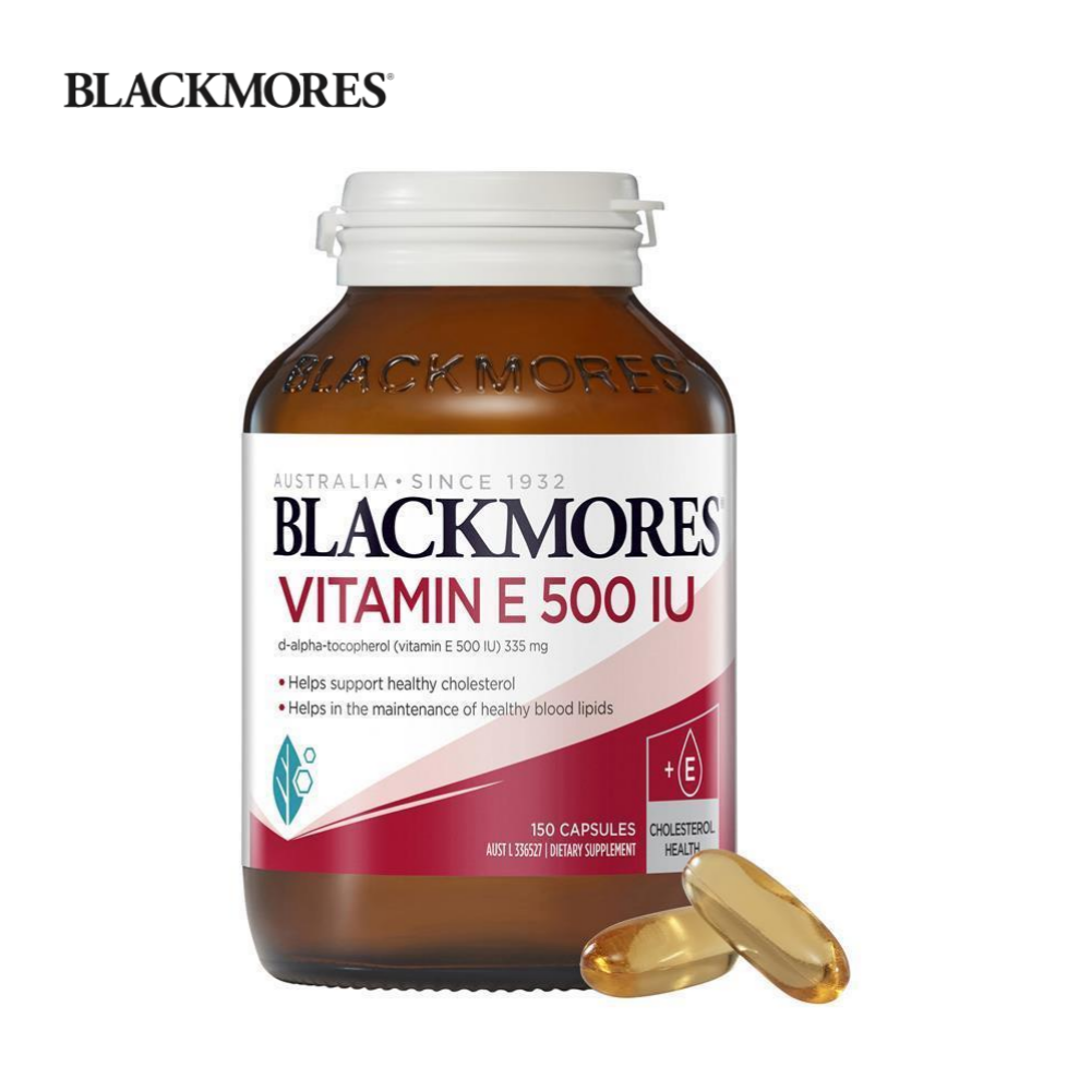 BLACKMORES 블랙모어스 내추럴 비타민 E 500IU 150캡슐 1개 150정