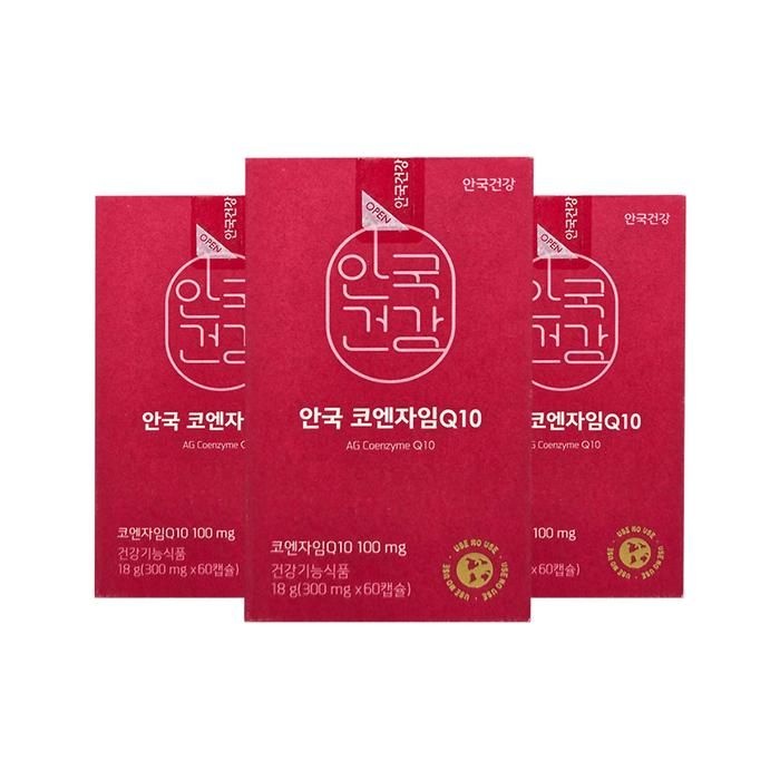안국 코엔자임Q10 300mg 60캡슐 3개/mjc