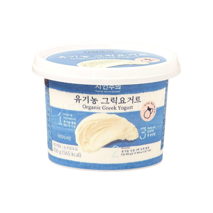 Ildong Foodis Naturalism Organic Greek Yogurt 450g, 2 pcs