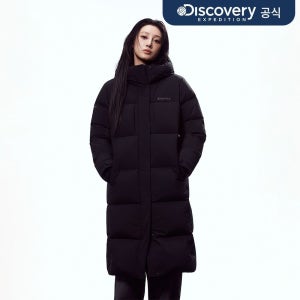 디스커버리 익스페디션 여성 레스터G 구스다운 롱패딩 (BLACK)