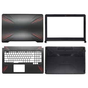 새로운 FX504 FX504G FX504GM FX80 FX80G 노트북 LCD 뒷면 커버/전면 베젤/경첩/손목 받침대/하단 케이스/키보드