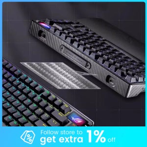 ROG Azoth Extreme 기계식 키보드 8KHZ SPEEDNOVA 무선 연결 3가지 모드 옴니 리시버 키보드 가스켓 핫 스왑 PC