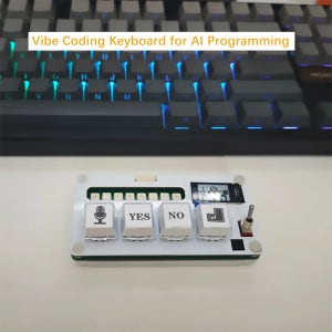 바이브 코딩 전용 키보드 클로드 커서 외부 AI 프로그래밍 키보드 DIY 커스텀 키보드