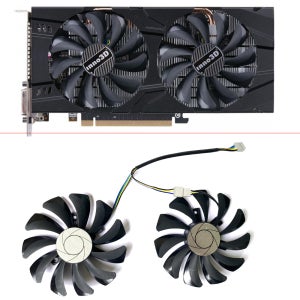 MSI GeForce GTX1060 GTX-1060-6GT-OC INNO3D GTX 1060 용 VGA 쿨러, P106 GTX 1060 GPU, 6GB 비디오 그래픽 카드 선풍기,