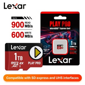 렉사 플레이 프로 마이크로SDXC 익스프레스 카드 1TB 고속 PCIe Gen3x1 읽기 속도 최대 900MB/s 닌텐도 스위치 2용 메모리 카드