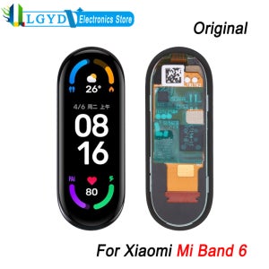 샤오미 미 밴드 6 워치용 AMOLED LCD 스크린, 152x486 디스플레이 및 디지타이저, 전체 조립 교체 부품, 1.56 인치