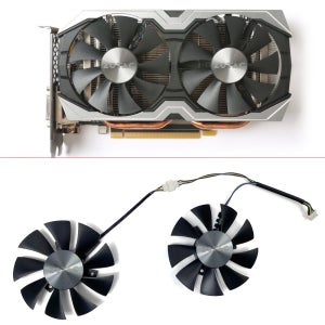 Zotca GTX1060 6GB GTX 1070 미니 그래픽 카드 선풍기 냉각 선풍기, 85mm 4 핀 GFY09010E12SPA GA91S2H, 2 개