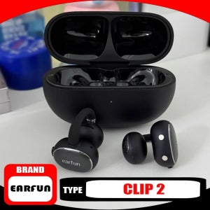 EarFun Clip2 무선 이어폰 블루투스 이어훅 2 MIC AI ENC LDAC 지향성 사운드 전송 이어버드 헤드폰 내구성