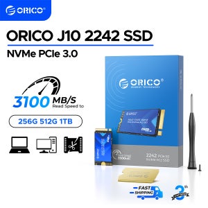 ORICO 내장 솔리드 스테이트 드라이브, 3D NAND TLC, 노트북 및 데스크탑 D10 2242, M.2 2242, 1TB SSD NVMe PCIe3.0 Gen 3x4, 최대