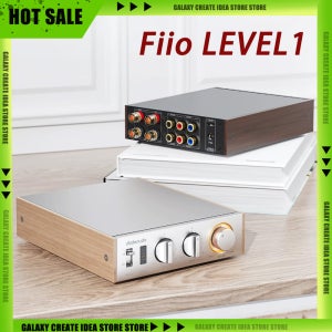 Fiio LEVEL1 고출력 블루투스 6.0 LDAC HD 오디오 앰프 홈 HiFi 파워 앰프 48V/5A 전원 어댑터 600W 데스크탑 앰프