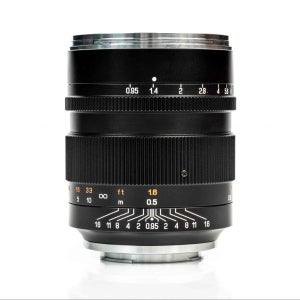 ZHONGYI 50mm F0.95 수동 초점 APS-C 프레임 렌즈 Sony E Nikon Z 마운트 카메라 D3500 D5600 D7500 Zfc A6600