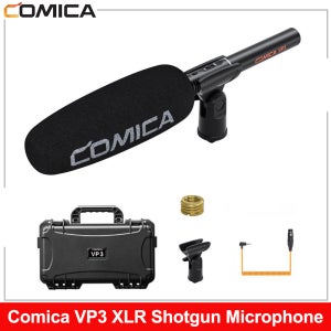 Comica VP3 슈퍼 카디오이드 콘덴서 XLR 샷건 마이크