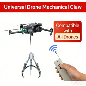 유니버설 드론 메카니컬 클로 리모컨 그리퍼 페이로드 드롭퍼 (DJI Mavic 3/Mini 5 Pro/Air 3/Autel 액세서리용)