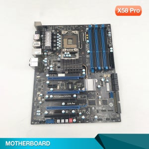 Msi 데스크탑 마더보드용 X58 Pro MS-7522 LGA 1366 DDR3 24GB PCI-E 2.0 SATA2 USB2.0 ATX 메인보드