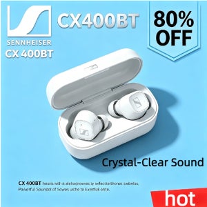 Sennheiser CX400BT 진정한 무선 이어버드 블루투스 5.1 ANC 소음 차단 IOS 스마트폰용 HiFi 스포츠 인이어 헤드폰