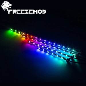 FREEZEMOD 5V ARGB LED 라이트 스트립 컴퓨터 물 냉각 물 탱크 저수지 라이트 바, 마더 보드 Aura Sync
