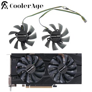 그래픽 카드 냉각 팬 교체용 비디오 카드 팬, INNO3D GeForce GTX 1060, 3GB, 6GB, X2, 85mm, T129215SU, GTX1060