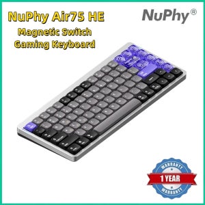 NuPhy Air75 HE 마그네틱 스위치 게임용 키보드