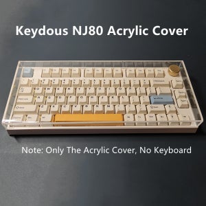 【스카이라인】Keydous NJ80 GMMK Pro 아크릴 더스트 커버 에어 커버 75% NJ80 GMMK Pro 아크릴 더스트 커버 에어에 적합