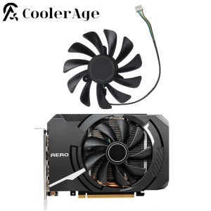 MSI GeForce RTX2060 AERO ITX 6G RTX2070 AERO ITX 8G GTX 1650 1660 Ti 그래픽 카드 용 새 냉각 팬 교체