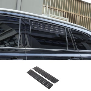 Toyota Highlander/Crown Land 2022+ 후면 환기 셔터 자동차 뒷 창 환기 구멍 자동차 부품 알루미늄 합금 Bla
