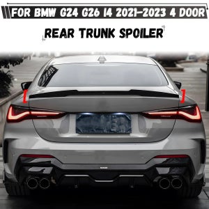 BMW 4 시리즈 G24 G26 I4 420i 430i M440i M50 그란 쿠페 2021-2023 4도어 바디킷 튜닝용 자동차 리어 트렁크 스포일러 윙