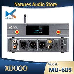 xDuoo MU-605 MU605 Hifi 무선 Bluetooth 수신기 Bluetooth 5.1 디코더 듀얼 ES9018K2M DAC 지원 APTX HD LDAC SBC AAC