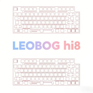 Leobog Hi8 Hi8se 키보드 포지셔닝 보드 맞춤형 FR4 탄소 알루미늄 황동 전자 스포츠 게임 기계식 키보드 액세서리 선물