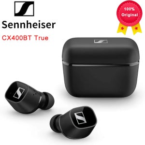 오리지널 Sennheiser CX400BT 트루 인이어 스포츠 헤드셋 스테레오 무선 블루투스 소음 감소 헤드폰 방음 수신기