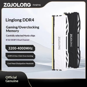 Fmouse Zgjolong Linglong I9 Ddr4 데스크탑 램 16gx2 32gb 3200mhz 3600mhz 하이닉스 오리지널 칩 히트싱크 XMP 지원 PC 게임용