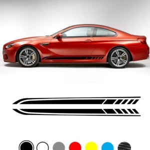 BMW F30 F31 F32 F33 F22 F23 F15 F85 F10 E60 E61 G30 E90 M 퍼포먼스 비닐 튜닝 자동차 액세서리용 자동차 스티커 사이드 스커트